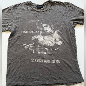 Vintage Madonna Like A Virgin Tour Graphic Tee M